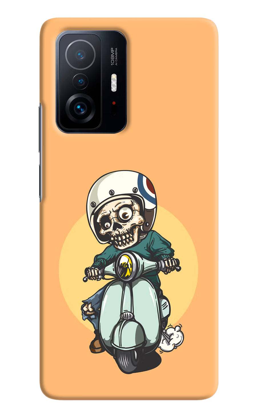 Undead Biker Mi 11T Pro 5G Back Cover, Hard case