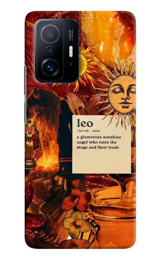 Leo Zodiac Mi 11T Pro 5G Hard Case Back Cover by Casekaro