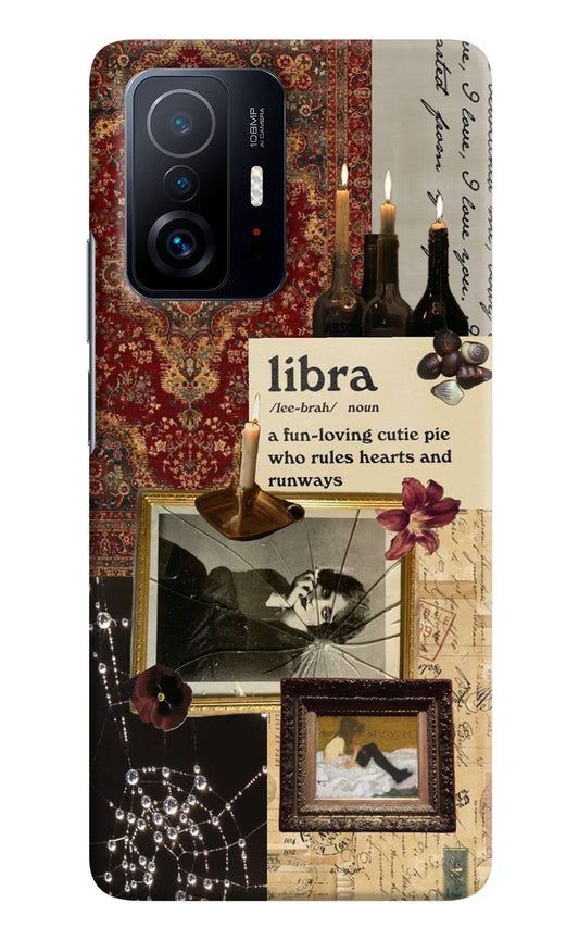 Libra Zodiac Mi 11T Pro 5G Hard Case Back Cover by Casekaro
