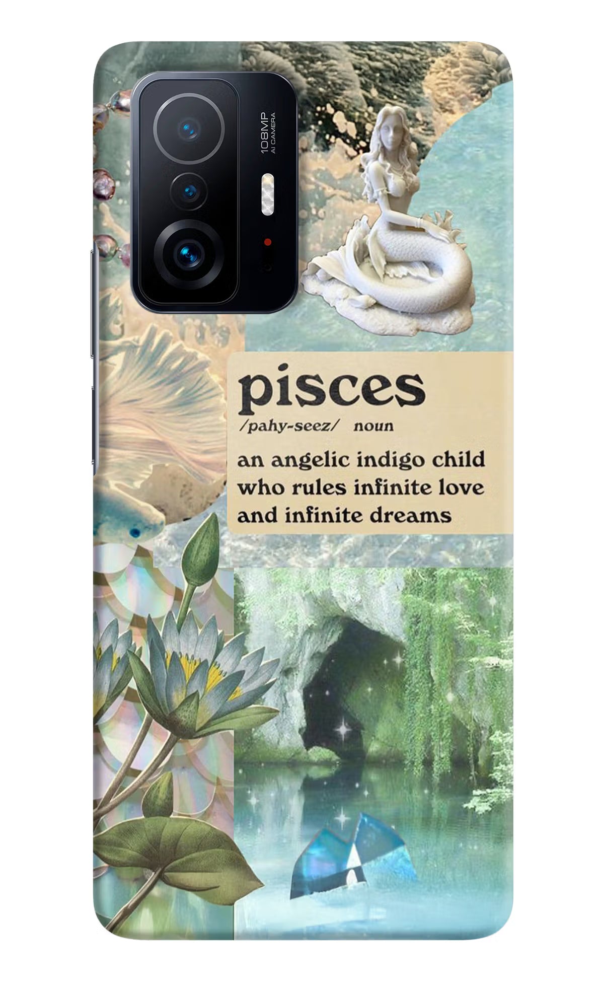 Pisces Zodiac Mi 11T Pro 5G Hard Case Back Cover by Casekaro