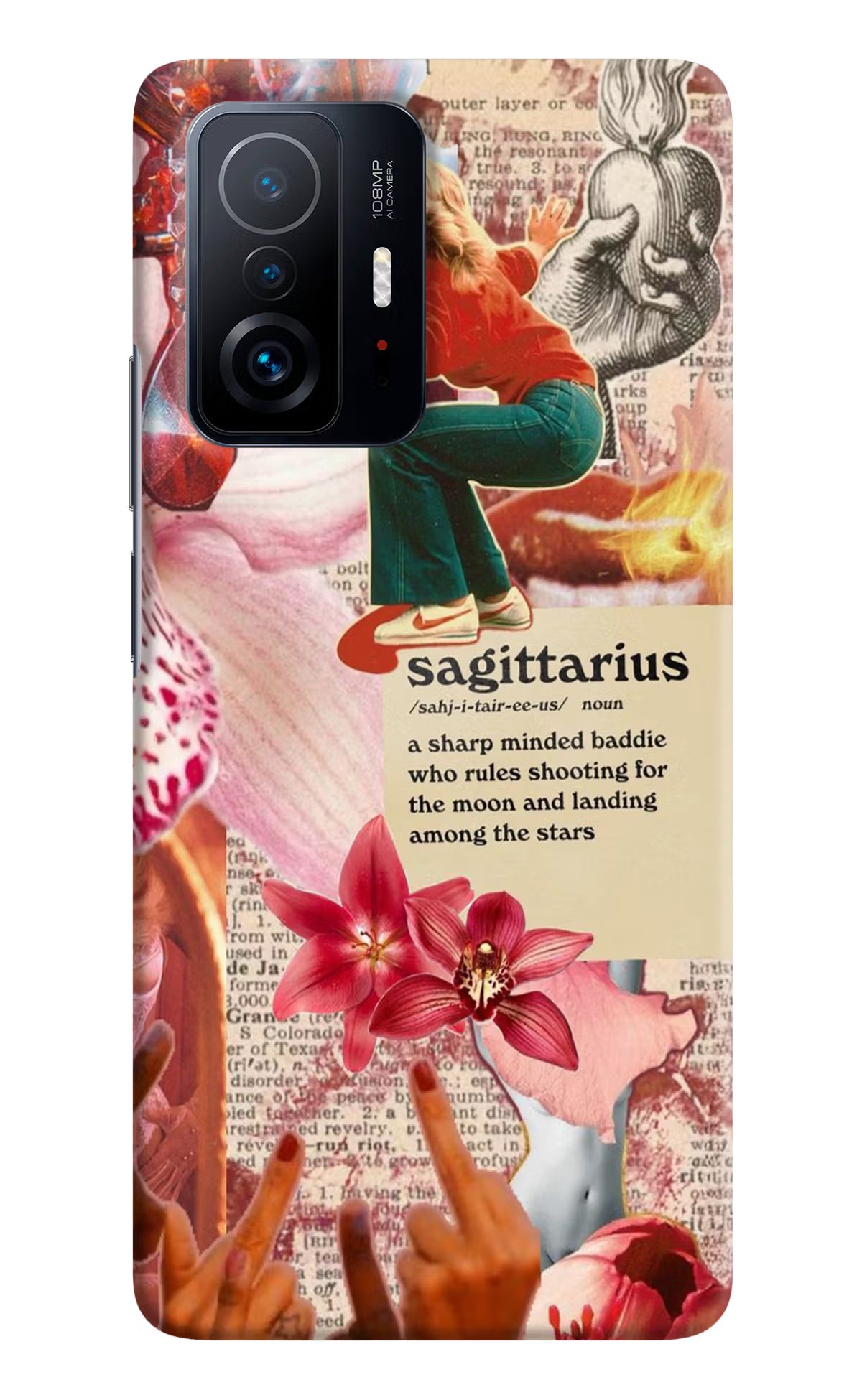 Sagittarius Zodiac Mi 11T Pro 5G Hard Case Back Cover by Casekaro