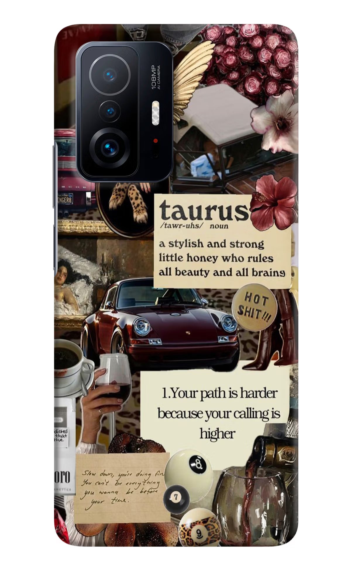 Taurus Zodiac Mi 11T Pro 5G Hard Case Back Cover by Casekaro