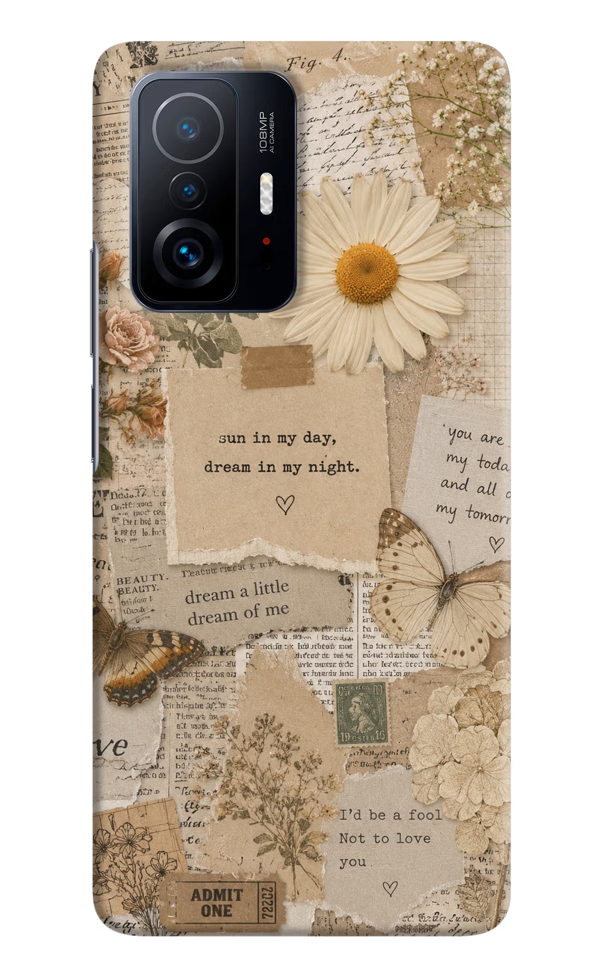 Vintage case Mi 11T Pro 5G Back Cover