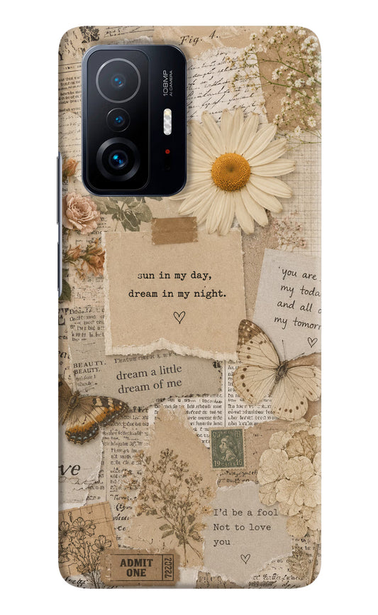 Vintage case Mi 11T Pro 5G Back Cover