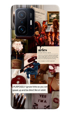 Zodiac Aries Mi 11T Pro 5G Hard Case Back Cover by Casekaro