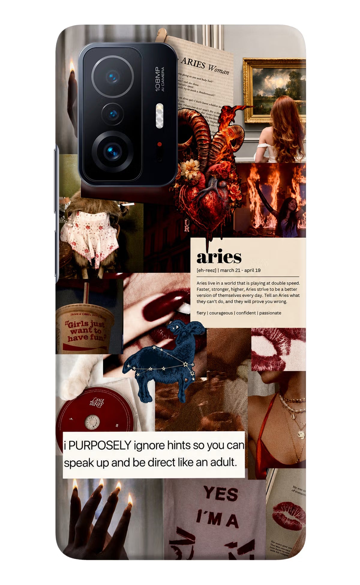 Zodiac Aries Mi 11T Pro 5G Back Cover