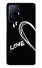 Love Line Mi 11T Pro 5G Hard Case Back Cover by Casekaro