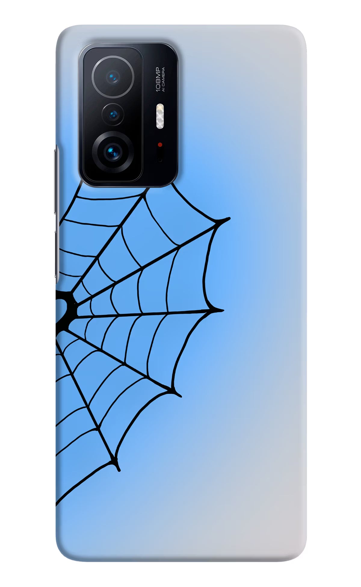 Blue Web Mi 11T Pro 5G Back Cover