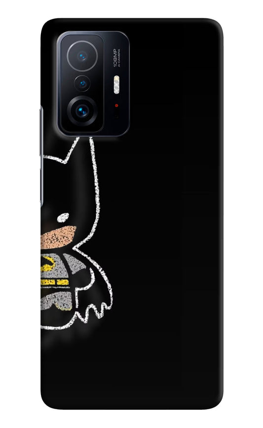 Bat Kitty Mi 11T Pro 5G Hard Case Back Cover by Casekaro