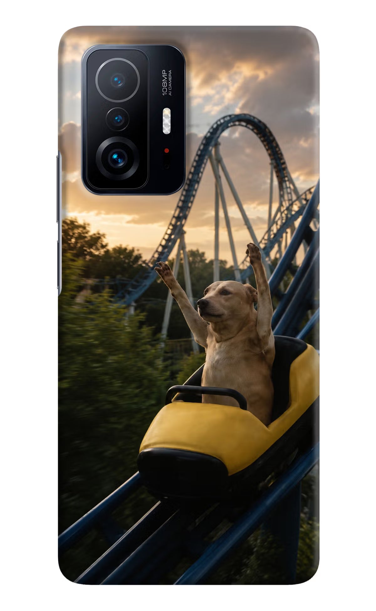 Rollercoaster Dog Mi 11T Pro 5G Back Cover