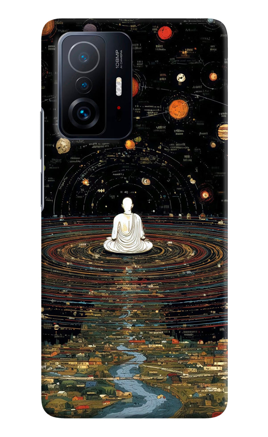 Space Monk Mi 11T Pro 5G Back Cover, Hard case