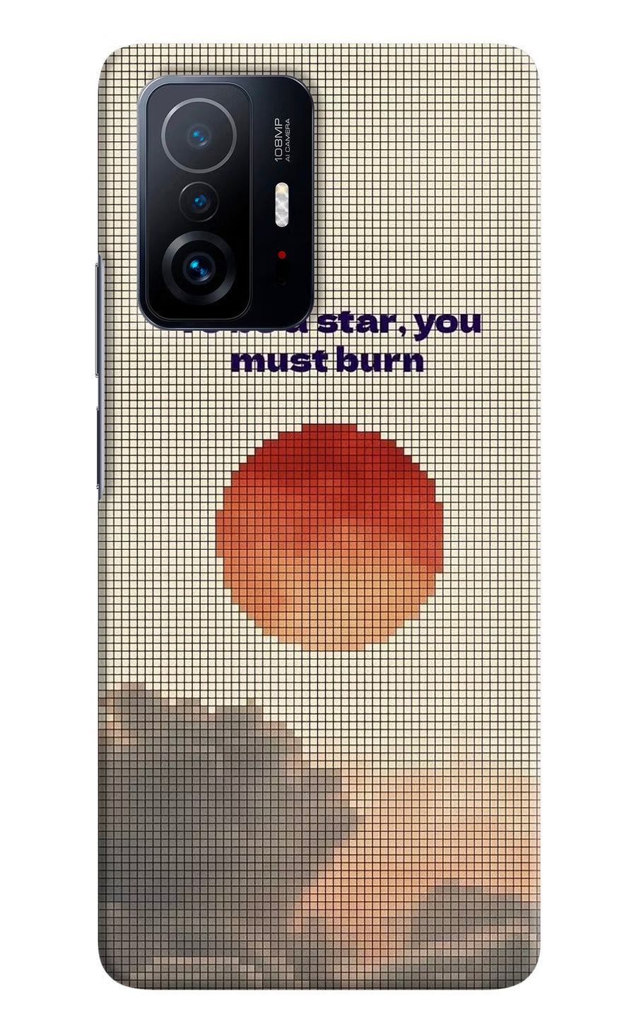 Pixel Sun Mi 11T Pro 5G Back Cover, Hard case