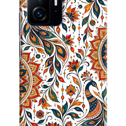 White Mayura Mi 11T Pro 5G Back Cover
