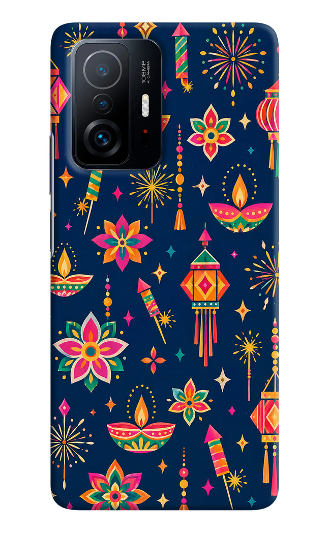 Festive Pop Mi 11T Pro 5G Hard Case Back Cover by Casekaro