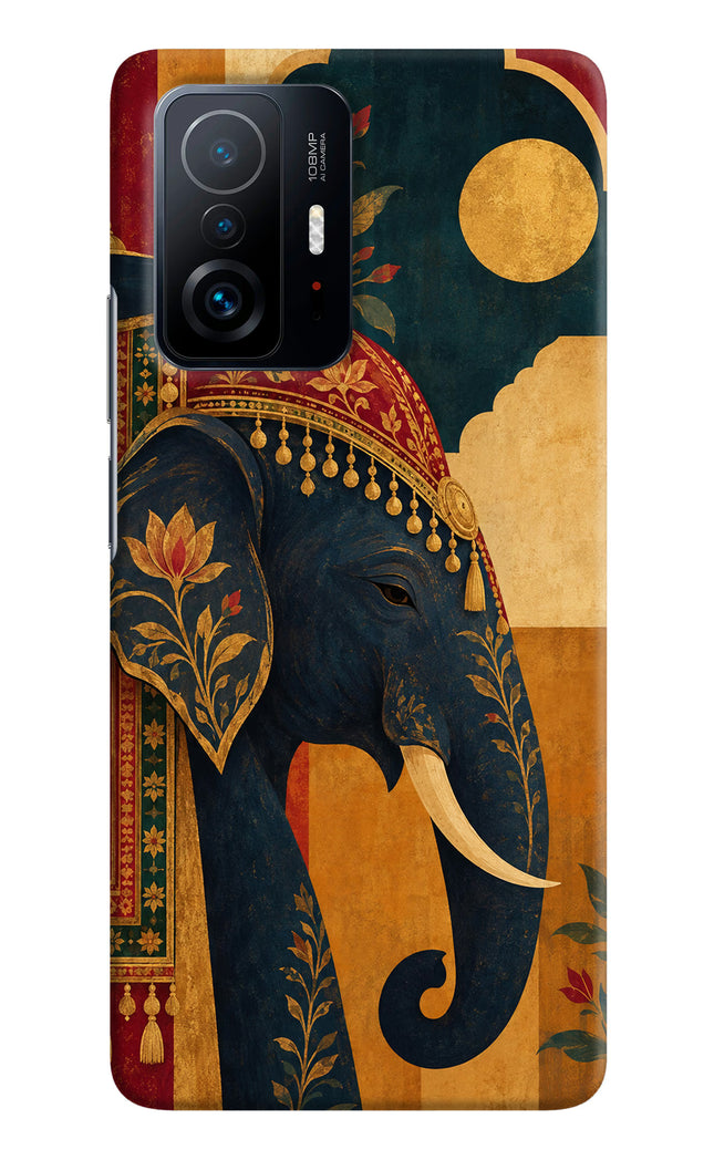 Royal Elephant Mi 11T Pro 5G Hard Case Back Cover by Casekaro