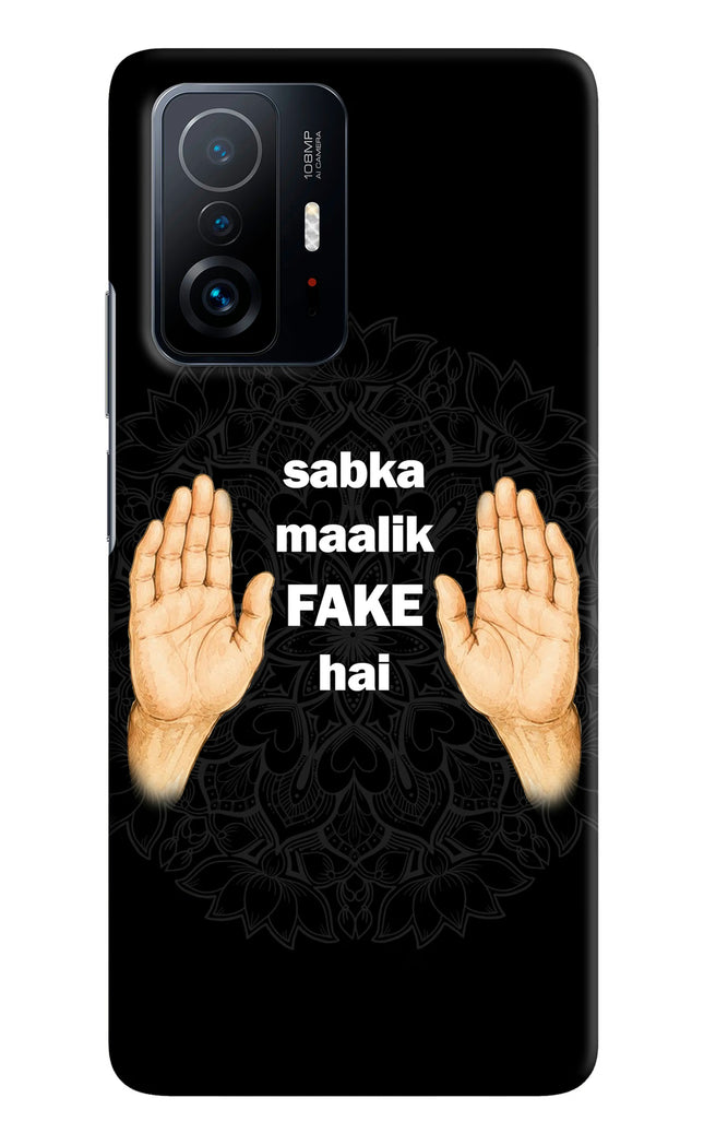 Sabka Malik Fake Mi 11T Pro 5G Hard Case Back Cover by Casekaro