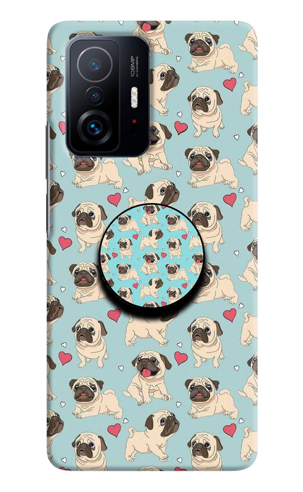 Pug Dog Mi 11T Pro 5G Pop Case by Casekaro