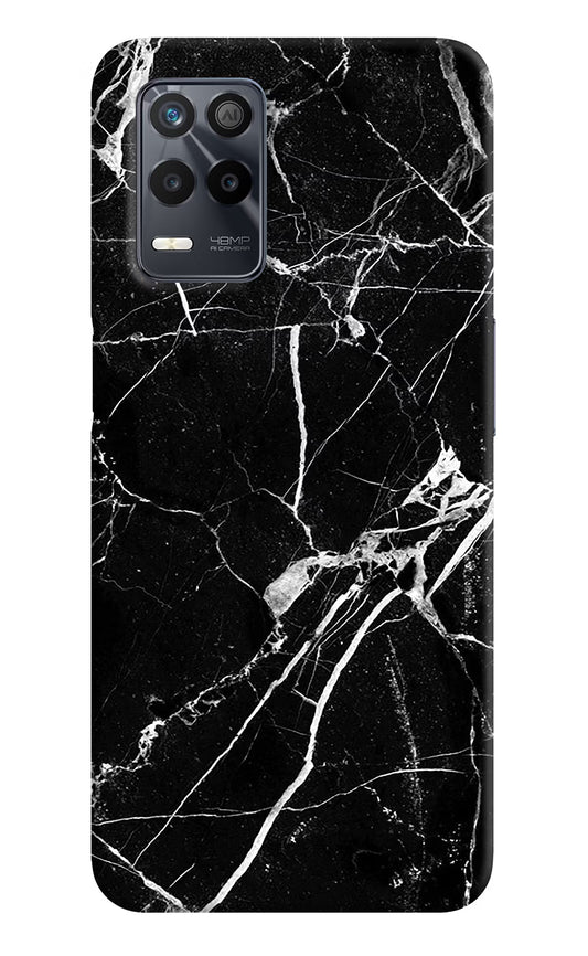 Black Marble Pattern Realme 9 5G Back Cover