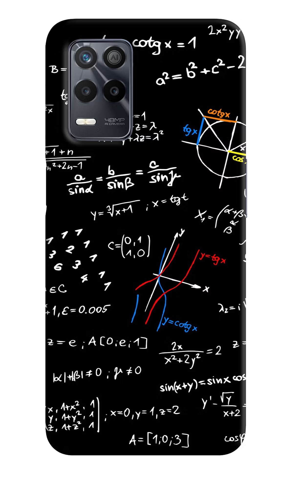 Mathematics Formula Realme 9 5G Back Cover