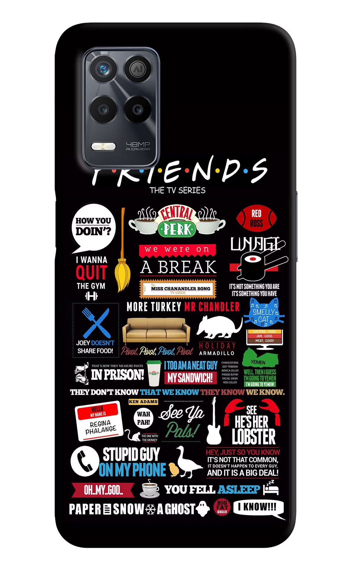 FRIENDS Realme 9 5G Back Cover