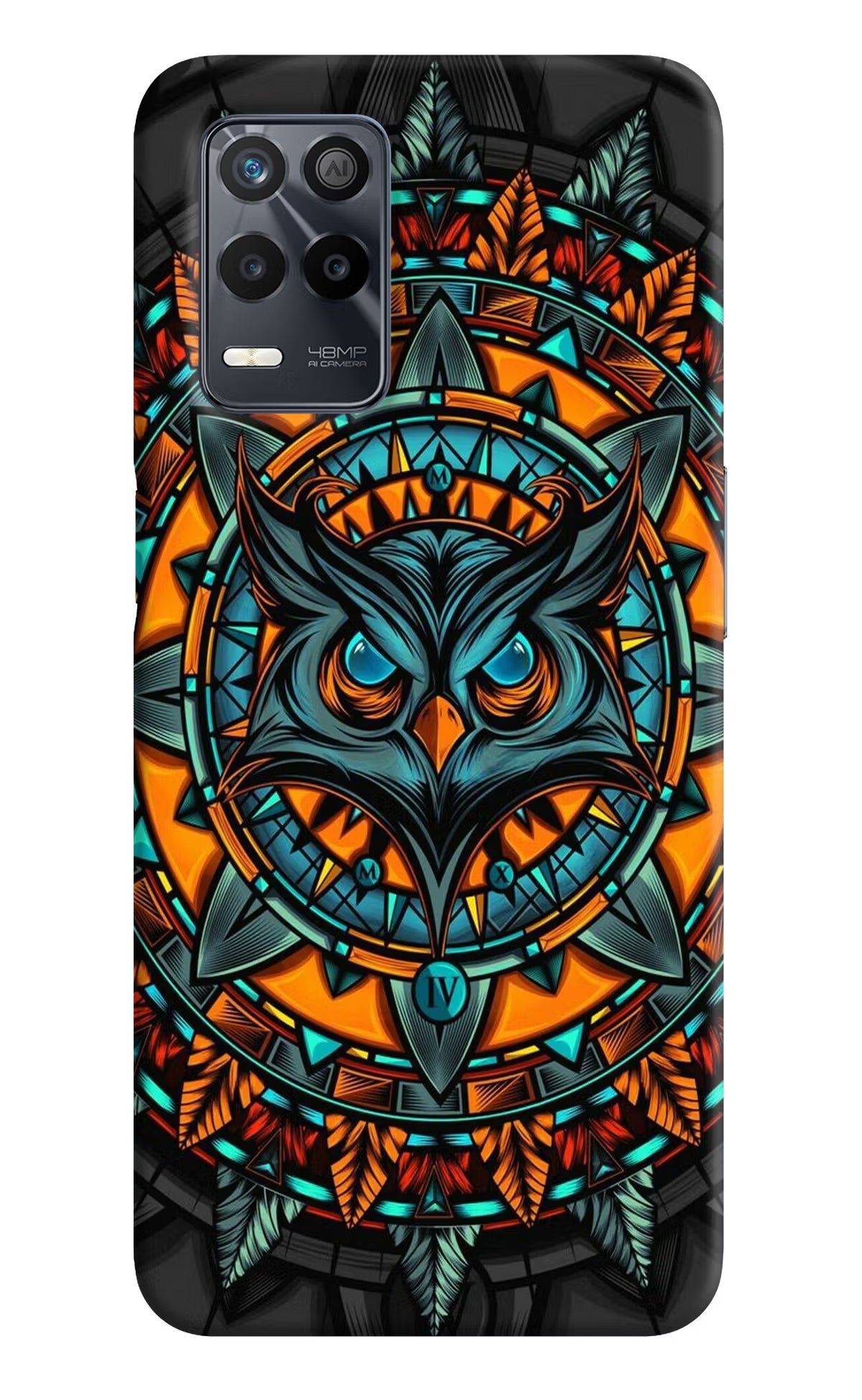 Angry Owl Art Realme 9 5G Back Cover
