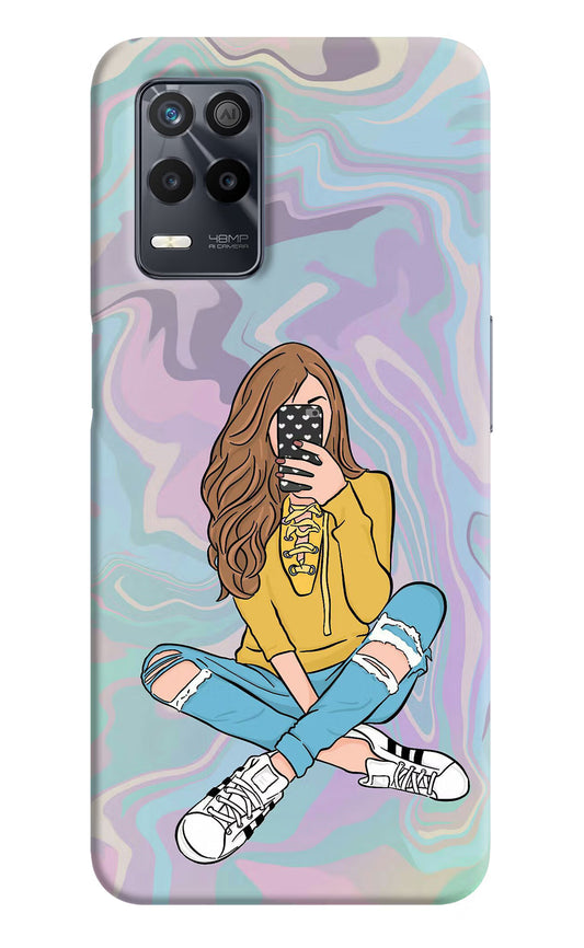 Selfie Girl Realme 9 5G Back Cover
