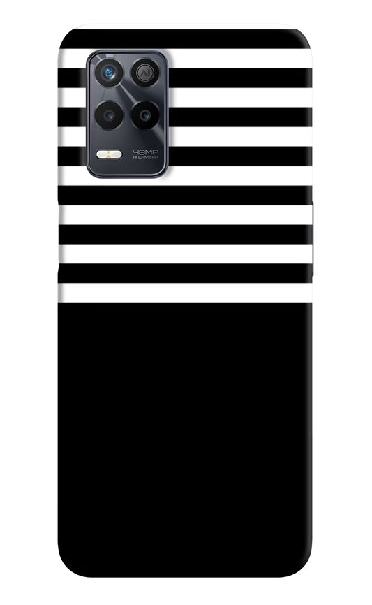 Black and White Print Realme 9 5G Back Cover