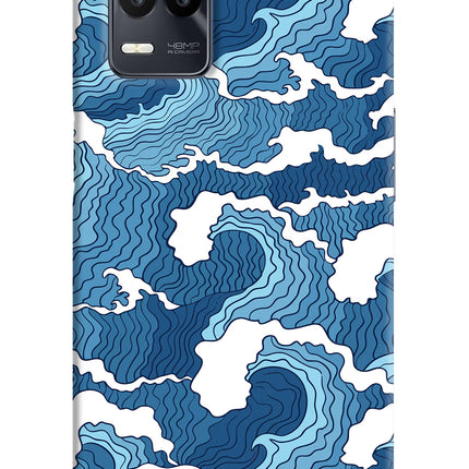 Blue Waves Realme 9 5G Back Cover