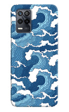 Blue Waves Realme 9 5G Back Cover