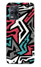Geometric Graffiti Realme 9 5G Back Cover