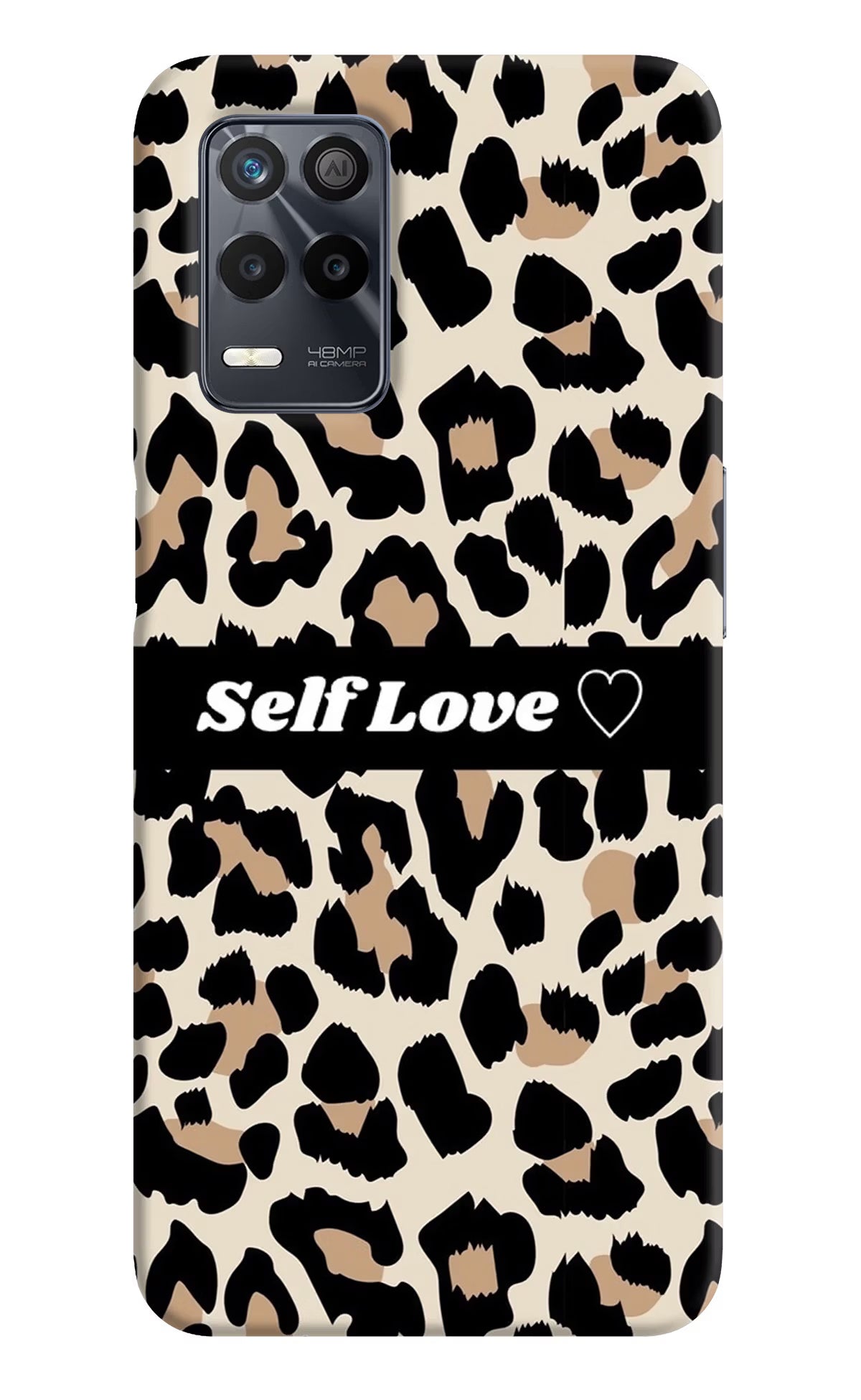 Leopard Print Self Love Realme 9 5G Back Cover