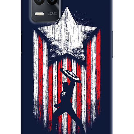 Captain America Marvel Art Realme 9 5G Back Cover