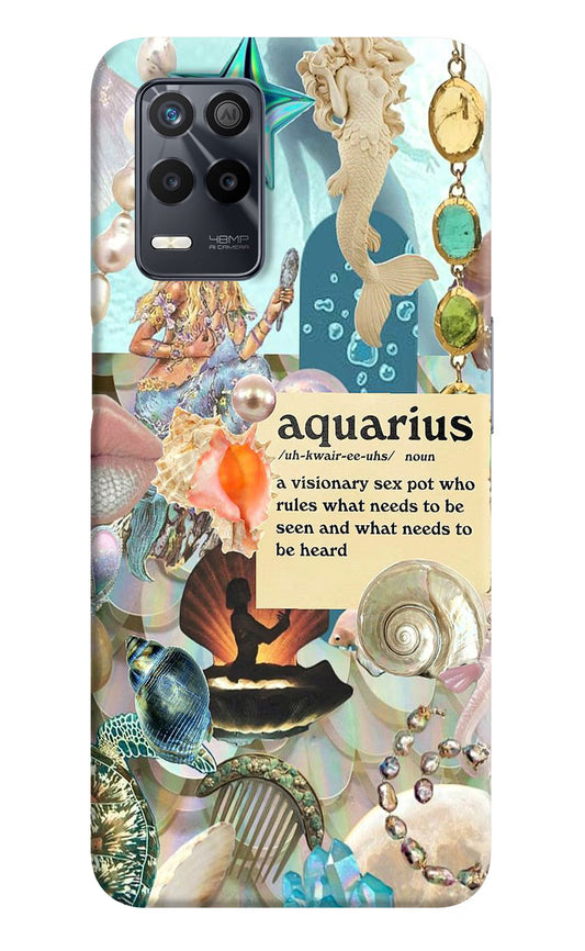 Aquarius Zodiac Realme 9 5G Hard Case Back Cover by Casekaro