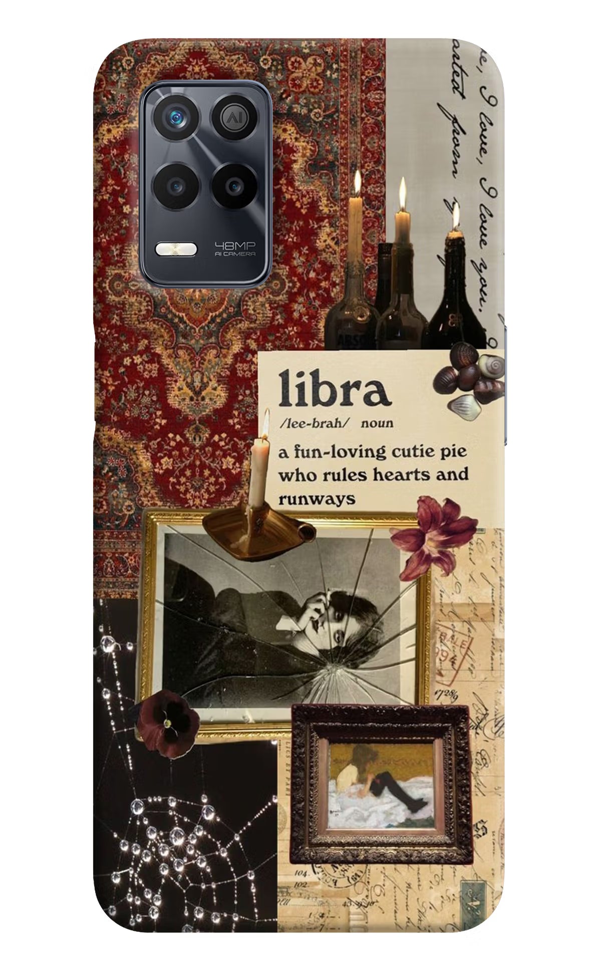Libra Zodiac Realme 9 5G Hard Case Back Cover by Casekaro