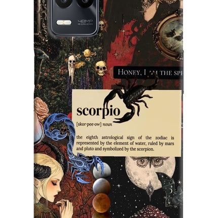 Scorpio Zodiac Realme 9 5G Hard Case Back Cover by Casekaro