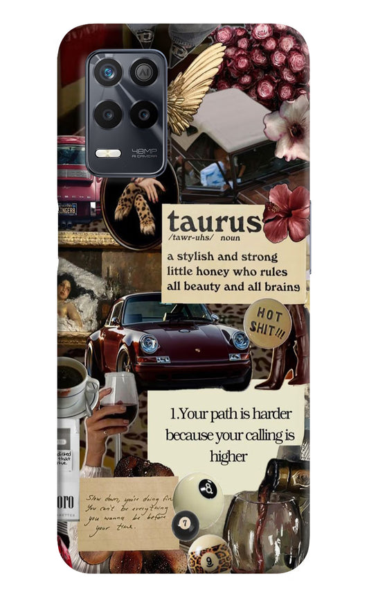 Taurus Zodiac Realme 9 5G Hard Case Back Cover by Casekaro