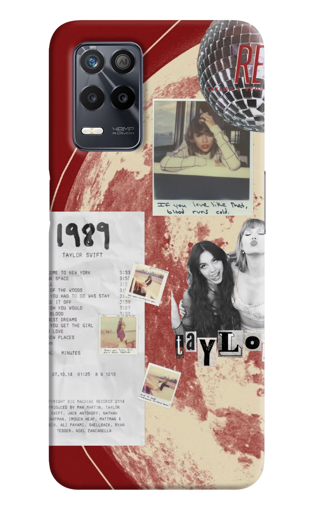 Taylor Swift Realme 9 5G Back Cover