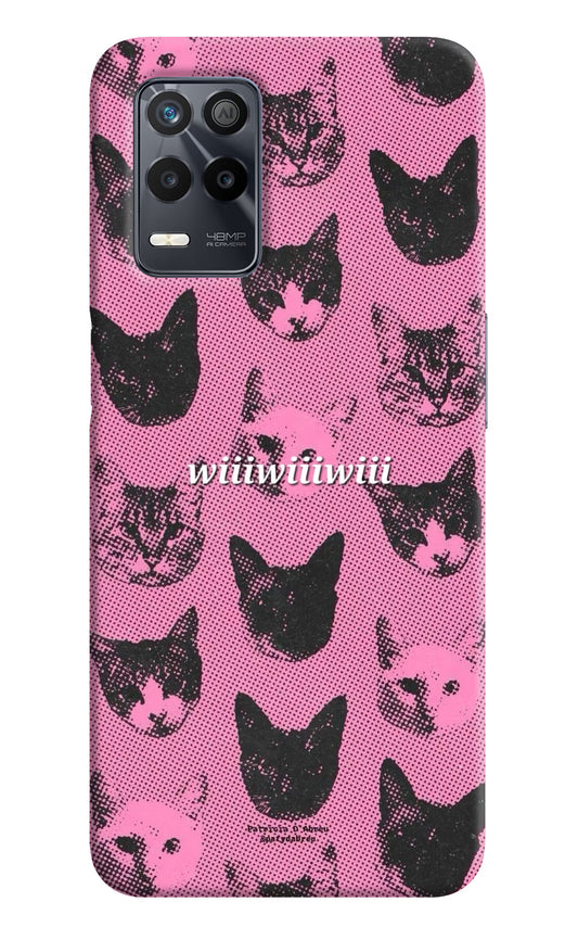 Pink Cats Realme 9 5G Hard Case Back Cover by Casekaro
