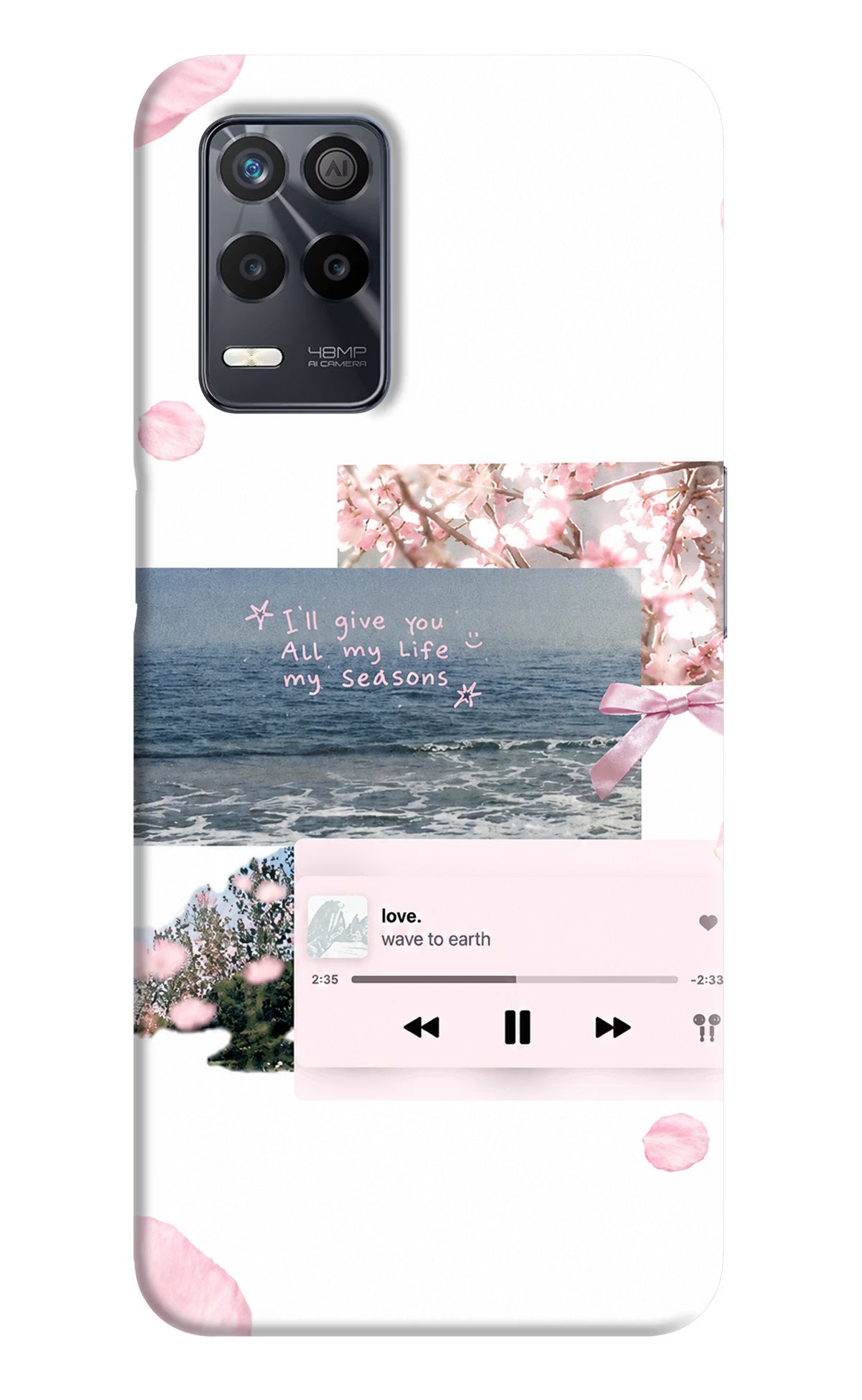 Wave to earth Realme 9 5G Back Cover