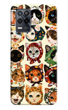 Cool Cat Realme 9 5G Hard Case Back Cover by Casekaro