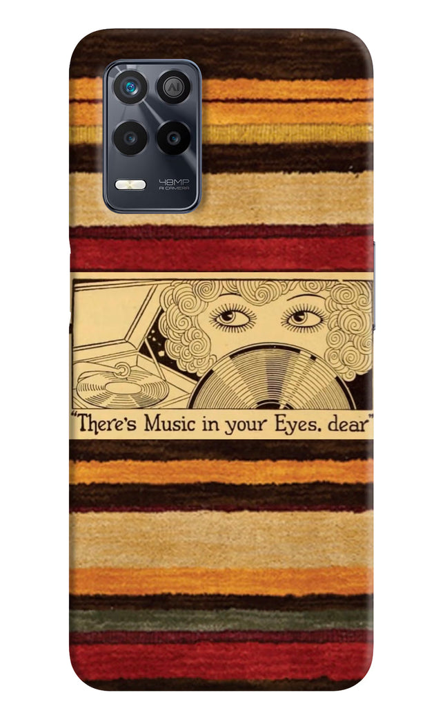 Vinyl Stripes Realme 9 5G Hard Case Back Cover by Casekaro