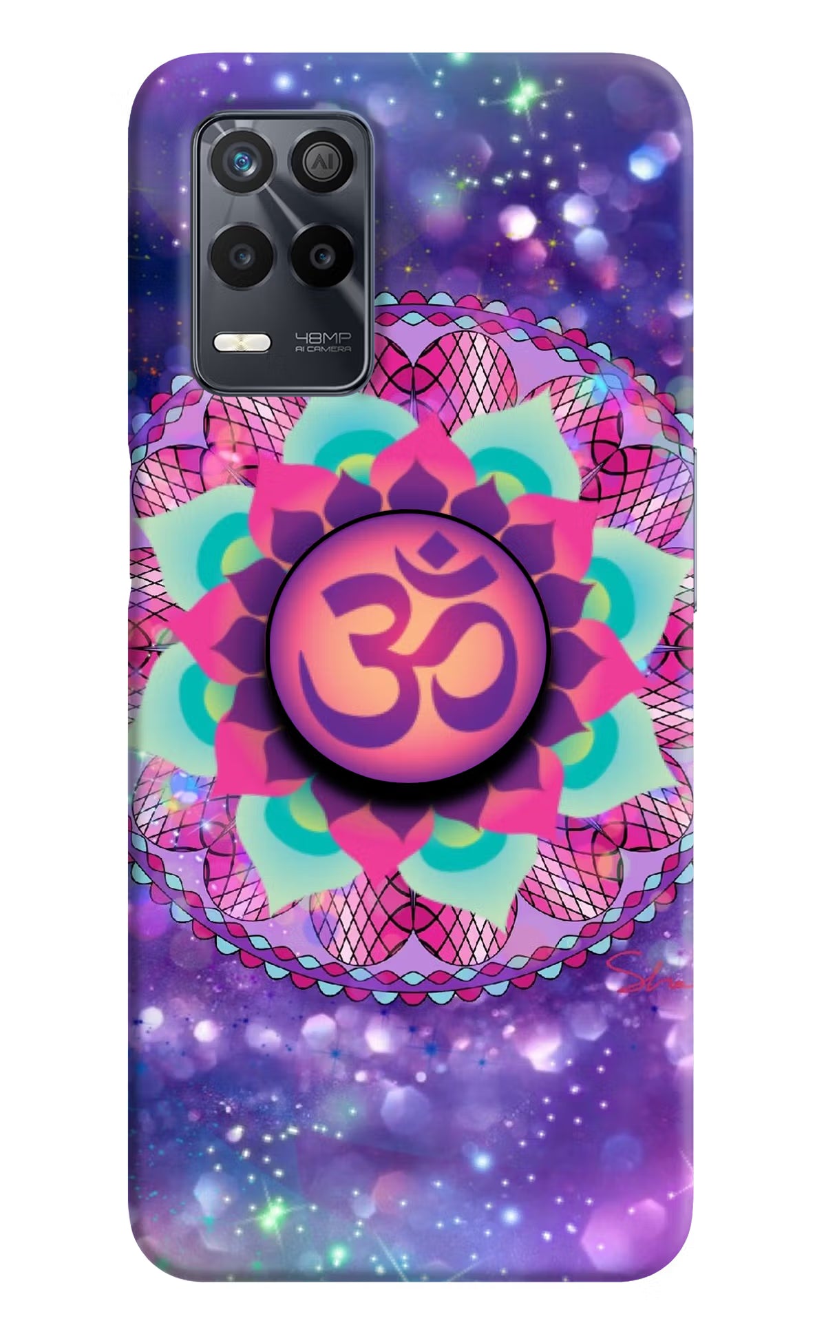 Om Purple Realme 9 5G Pop Case