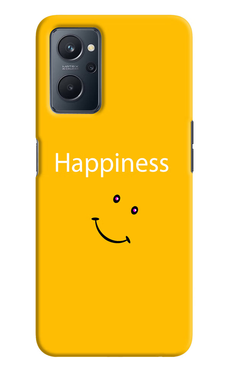 Happiness With Smiley Realme 9i 4G Back Cover, Hard case
