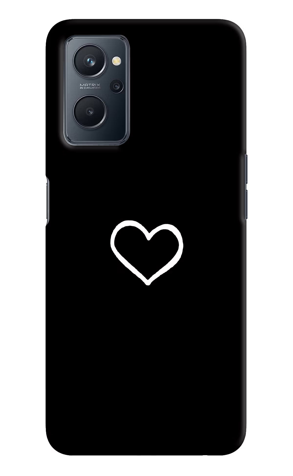 Heart Realme 9i 4G Hard Case Back Cover by Casekaro