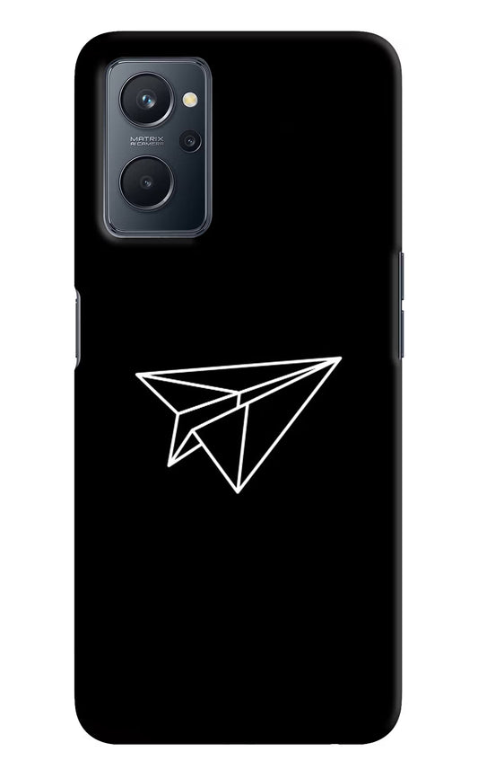 Paper Plane White Realme 9i 4G Hard Case Back Cover by Casekaro