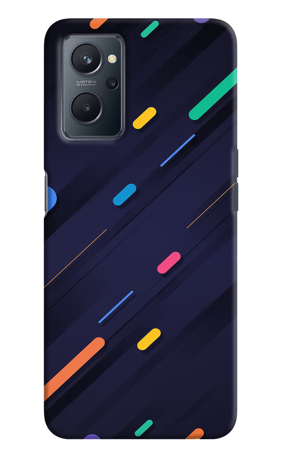 Abstract Design Realme 9i 4G Back Cover, Hard case