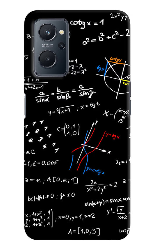 Mathematics Formula Realme 9i 4G Hard Case Back Cover by Casekaro