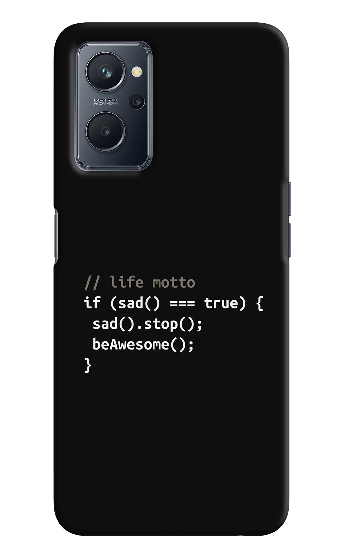 Life Motto Code Realme 9i 4G Hard Case Back Cover by Casekaro
