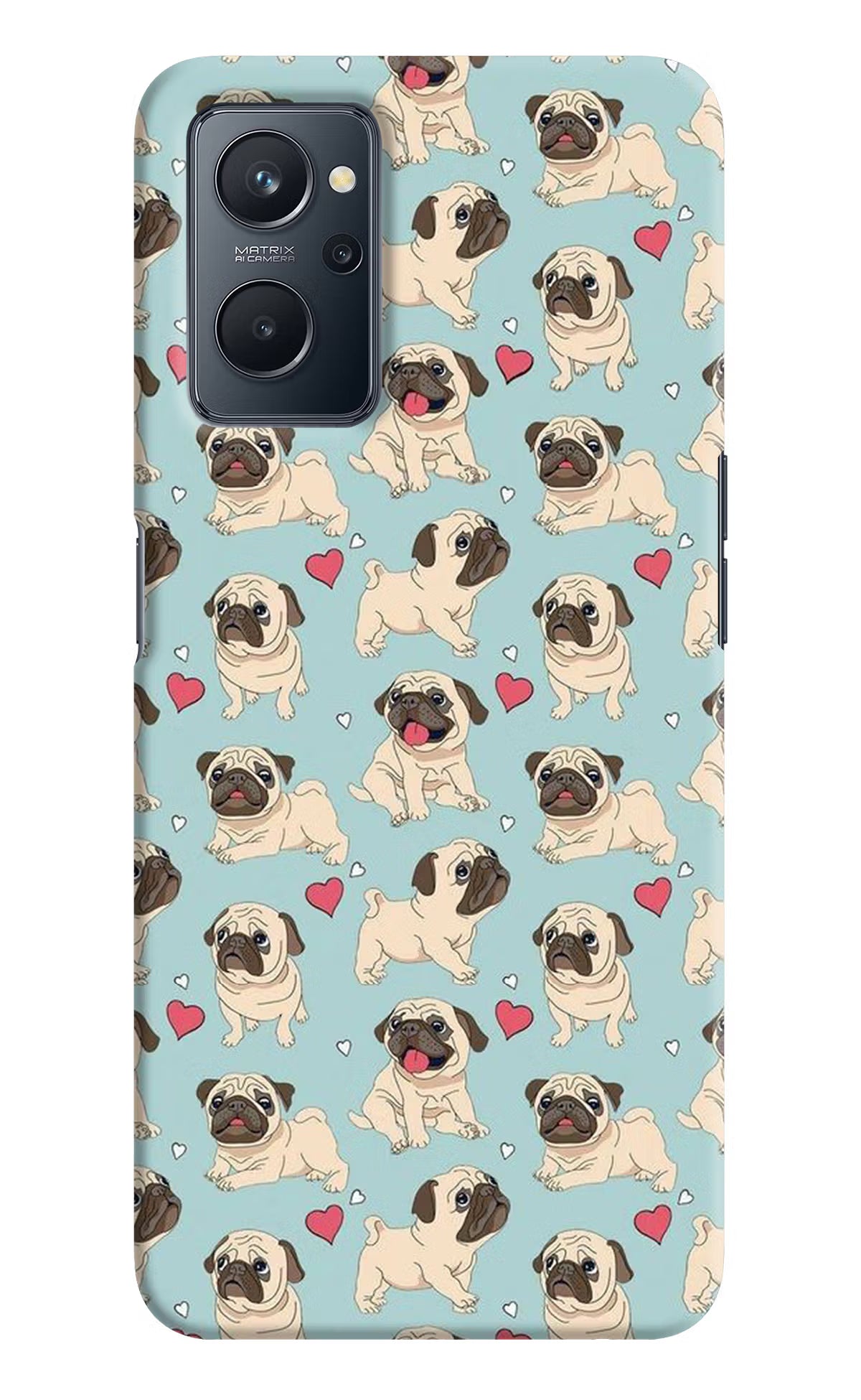 Pug Dog Realme 9i 4G Hard Case Back Cover by Casekaro