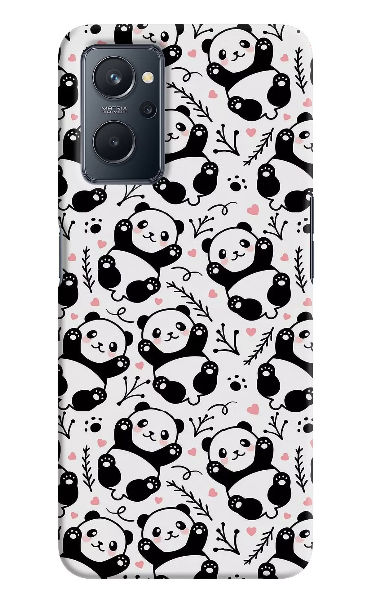 Cute Panda Realme 9i 4G Hard Case Back Cover by Casekaro